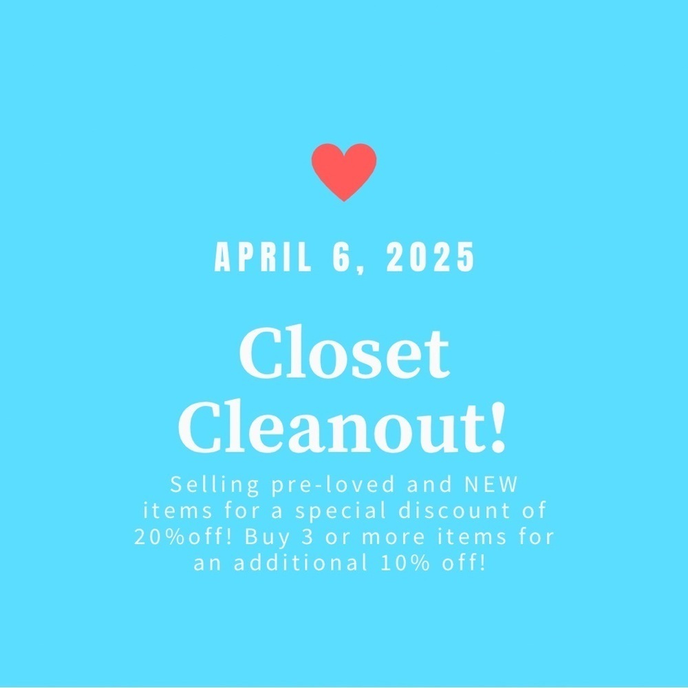Closet Cleanout Event